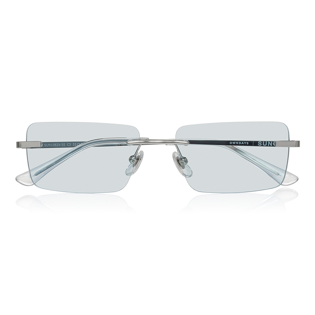 OWNDAYS | SUN Silver Full Rim Square right side